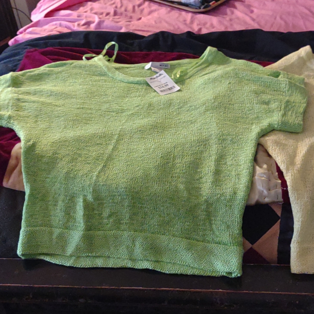 Green blouse L